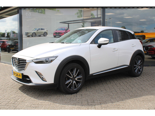Mazda CX-3 2.0 SkyActiv-G 120 GT-M , Automaat, Trekhaak, Navi, Camera, Leder stof, Adap-Cruise, Stuur Stoel Verwarming, Bose, Clima, HUD, L