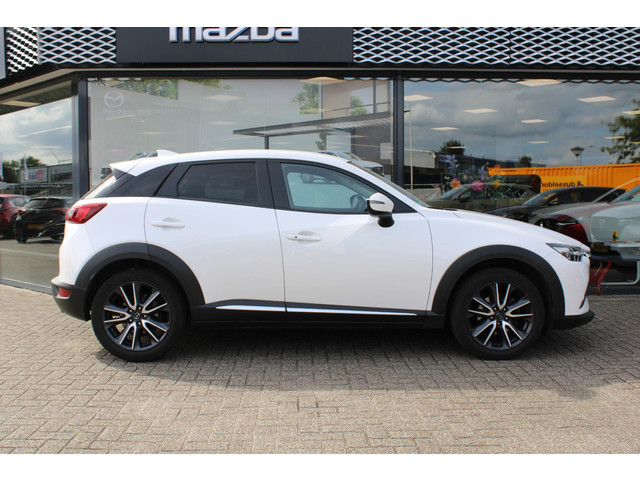 Mazda CX-3 2.0 SkyActiv-G 120 GT-M , Automaat, Trekhaak, Navi, Camera, Leder stof, Adap-Cruise, Stuur Stoel Verwarming, Bose, Clima, HUD, L