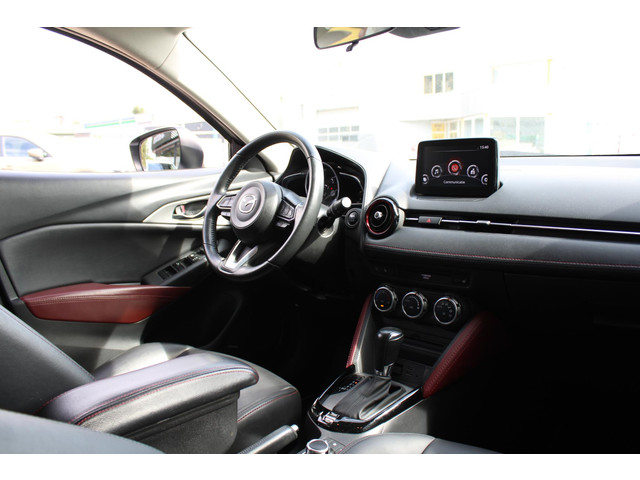 Mazda CX-3 2.0 SkyActiv-G 120 GT-M , Automaat, Trekhaak, Navi, Camera, Leder stof, Adap-Cruise, Stuur Stoel Verwarming, Bose, Clima, HUD, L