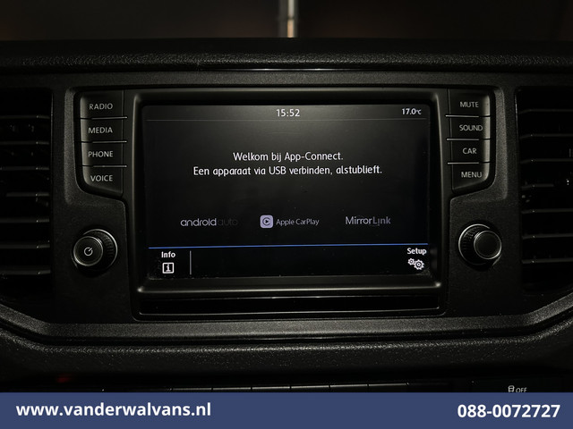 Volkswagen Crafter 2.0 TDI 140pk L4H4 L3H3 Euro6 # Airco | 2x Zijdeur | Camera | Apple Carplay android auto, bijrijdersbank, 270 gr. achterdeuren,