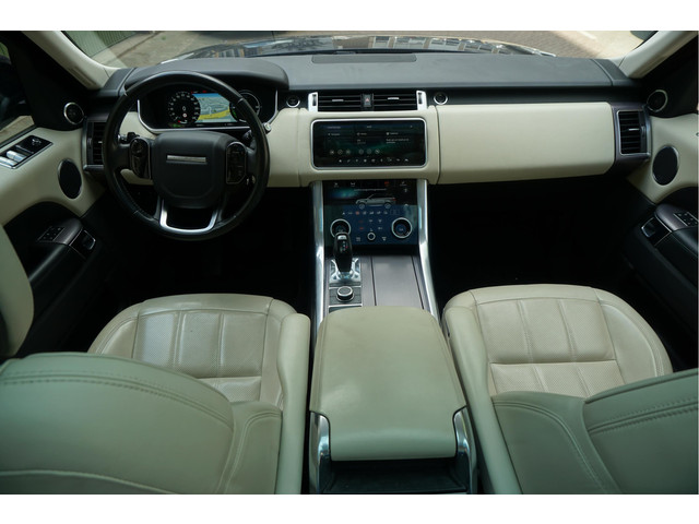 Land Rover Range Rover Sport 2.0 P400e HSE Black Optic | Ivoorwit Leder | Panoramadak | Meridian sound | Luchtvering | Apple Carplay | Virtual Cockpit 3x LED