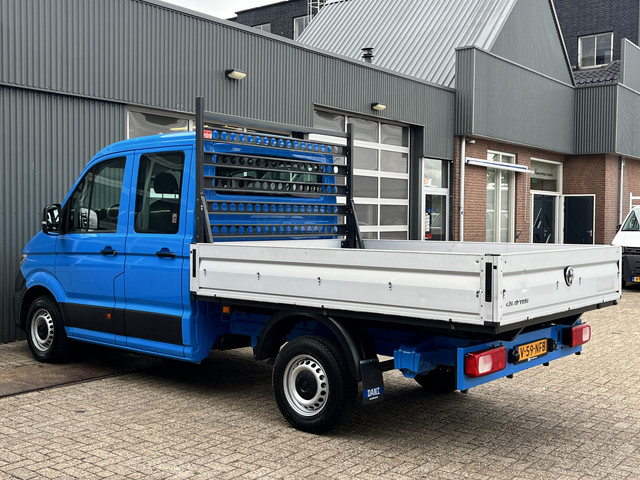 Volkswagen Crafter 35 2.0 TDI L3 DC Airco Cruise controle Euro 6 Pick-up Telefoonverbinding Voorruit verwarming 6-persoons Open laadbak Pick-up p-u