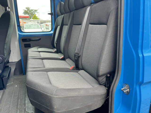 Volkswagen Crafter 35 2.0 TDI L3 DC Airco Cruise controle Euro 6 Pick-up Telefoonverbinding Voorruit verwarming 6-persoons Open laadbak Pick-up p-u