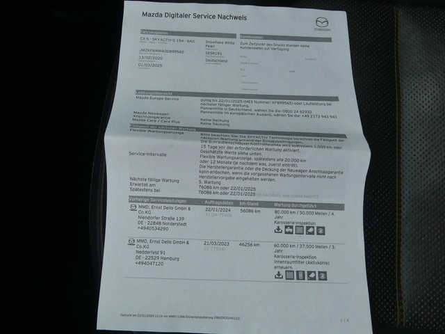 Mazda CX-5 2.5 SkyActiv-G 194 Signature   Schuifdak