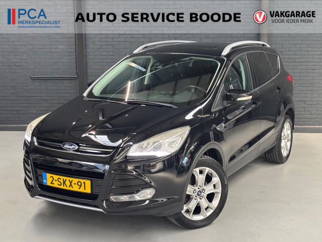 ford-kuga-1.6-150-pk-titanium-plus---schuifdak---leder---camera---trekhaak---navigatie