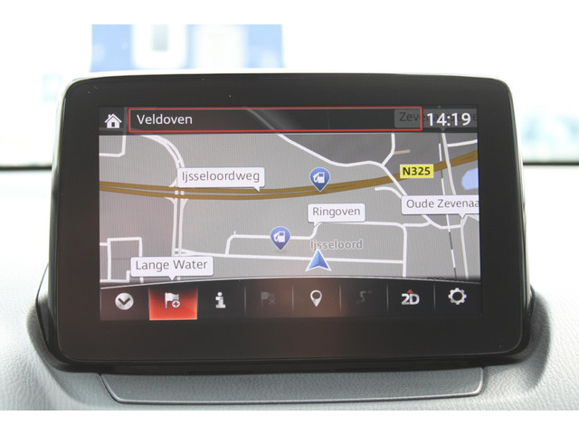 Mazda 2 1.5 Skyactiv-G Dynamic+ Trekhaak, Cruise, Navi, PDC, Airco, Bluetooth, LMV 16 Inch