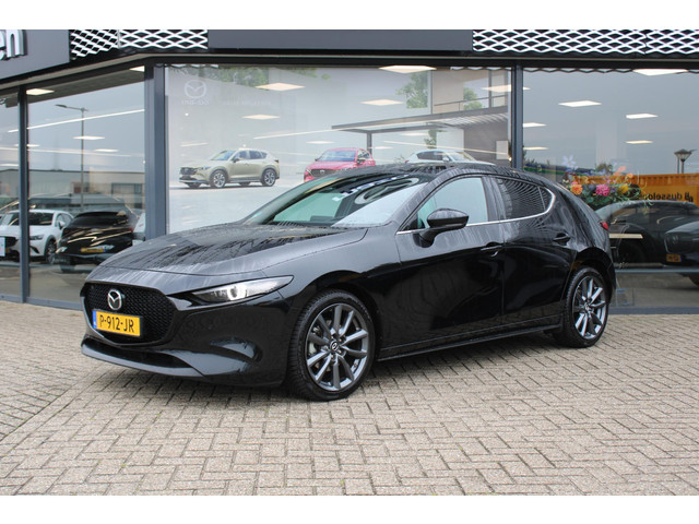 Mazda 3 2.0 e-SkyActiv-G M Hybrid 150 Sportive , Automaat, Leder, Camera, All Season, LMV 18 Inch, Stuur Stoel Verwarming, Apple Carplay
