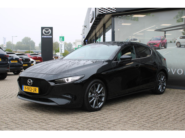 Mazda 3 2.0 e-SkyActiv-G M Hybrid 150 Sportive , Automaat, Leder, Camera, All Season, LMV 18 Inch, Stuur Stoel Verwarming, Apple Carplay
