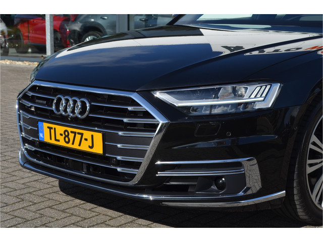 Audi A8 55 TFSI quattro Pro Line Plus €165k NP | Achterasbesturing | Schermen achter | Softclose | Pano | B&O | Alcantara hemel | 4x Sto