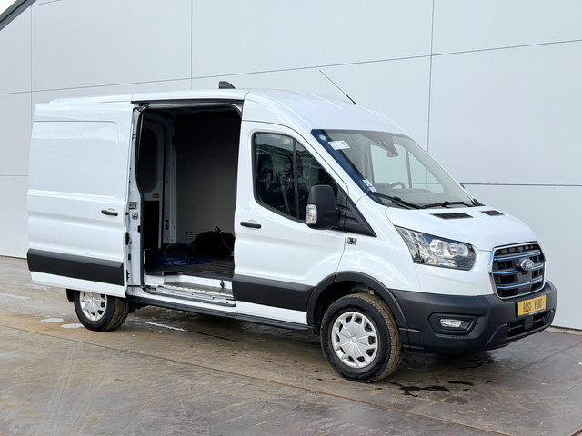 Ford E-Transit 75kWh 184PK 390 Elektrisch 75kWh 334km WLTP BEV Snelladen L2H2 Climate Control Tacho Carplay Camera Stoelverwarming Parkeersenso