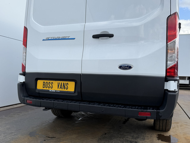 Ford E-Transit 75kWh 184PK 390 Elektrisch 75kWh 334km WLTP BEV Snelladen L2H2 Climate Control Tacho Carplay Camera Stoelverwarming Parkeersenso