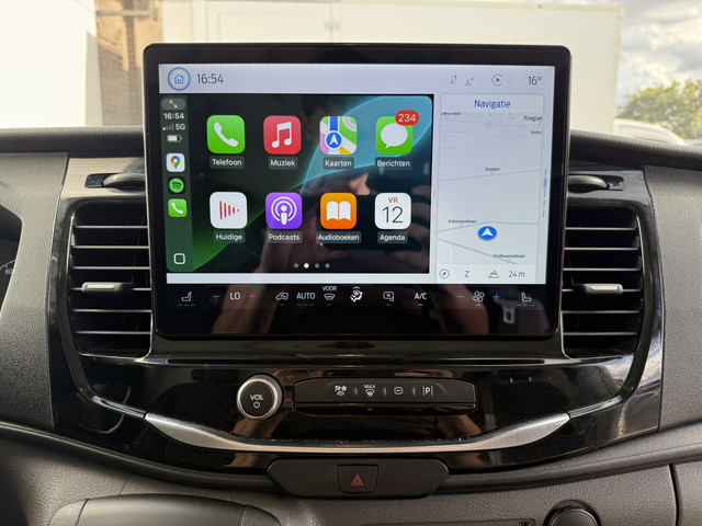 Ford E-Transit 75kWh 184PK 390 Elektrisch 75kWh 334km WLTP BEV Snelladen L2H2 Climate Control Tacho Carplay Camera Stoelverwarming Parkeersenso