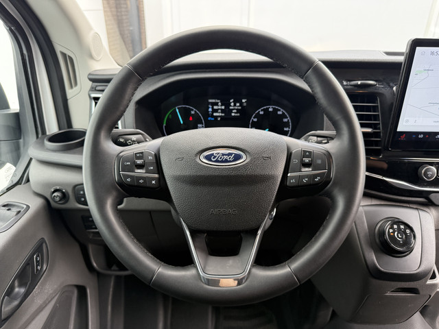 Ford E-Transit 75kWh 184PK 390 Elektrisch 75kWh 334km WLTP BEV Snelladen L2H2 Climate Control Tacho Carplay Camera Stoelverwarming Parkeersenso