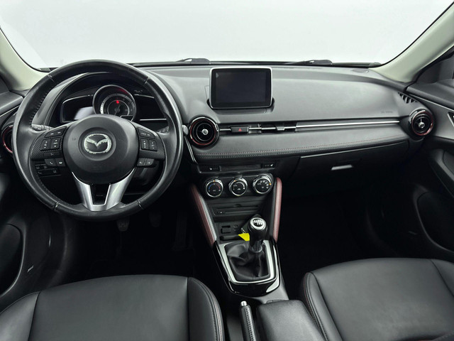 Mazda CX-3 2.0 SkyActiv-G 120 GT-M | Lage km-stand! | Leer | Stoelverwarming | Navigatie | Camera | 18 Lm-wielen |