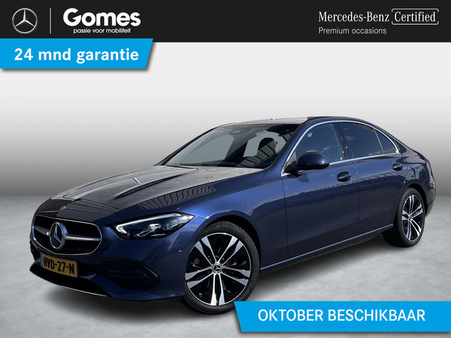 mercedes-benz-c-klasse-180-star-edition-luxury---panoramadak---distronic-afstandsassistent---dodehoekassistent---donkergetint-glas-achter---apple-carpl