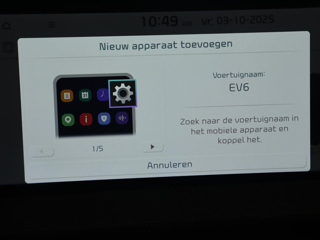 Kia EV6 Plus 58 kWh | Stoelventilatie | Leder | Warmtepomp | Adaptive cruise | Carplay | Camera | Stoel & stuurverwarming | 19'' | Sfeer