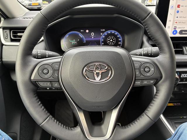 Toyota RAV4 2.5 HYBRID STYLE PARKSENSOREN V+A STOEL STUURVERW LEDER EL-KLEP NAVI APPLE ANDROID KEYLESS