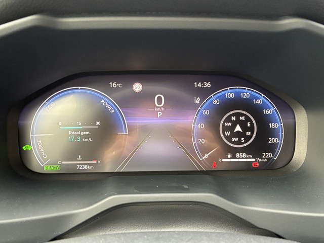 Toyota RAV4 2.5 HYBRID STYLE PARKSENSOREN V+A STOEL STUURVERW LEDER EL-KLEP NAVI APPLE ANDROID KEYLESS