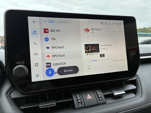 Toyota RAV4 2.5 HYBRID STYLE PARKSENSOREN V+A STOEL STUURVERW LEDER EL-KLEP NAVI APPLE ANDROID KEYLESS