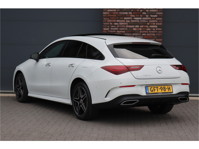 Mercedes-Benz CLA Shooting Brake 250 e AMG Line Aut8 | Facelift | Panoramadak | Distronic+ | Memory | Verwarmd Stuuwiel | Leder | HUD | Sfeerverli