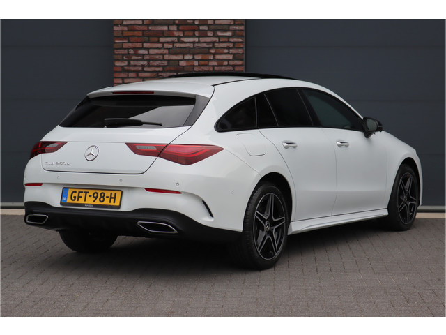 Mercedes-Benz CLA Shooting Brake 250 e AMG Line Aut8 | Facelift | Panoramadak | Distronic+ | Memory | Verwarmd Stuuwiel | Leder | HUD | Sfeerverli