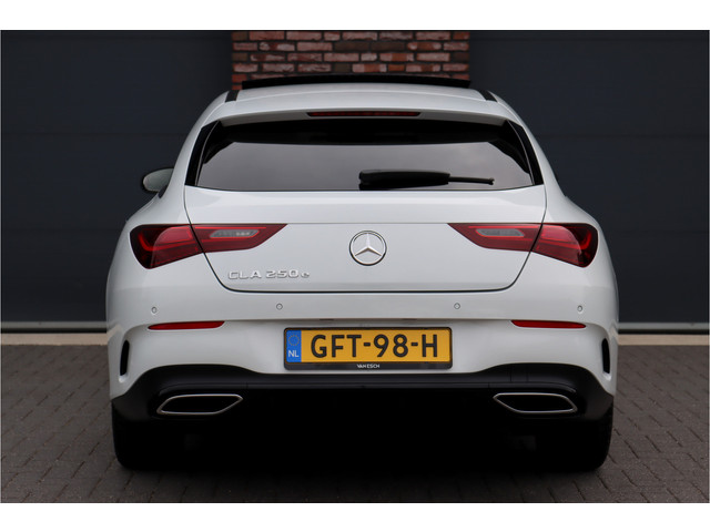 Mercedes-Benz CLA Shooting Brake 250 e AMG Line Aut8 | Facelift | Panoramadak | Distronic+ | Memory | Verwarmd Stuuwiel | Leder | HUD | Sfeerverli