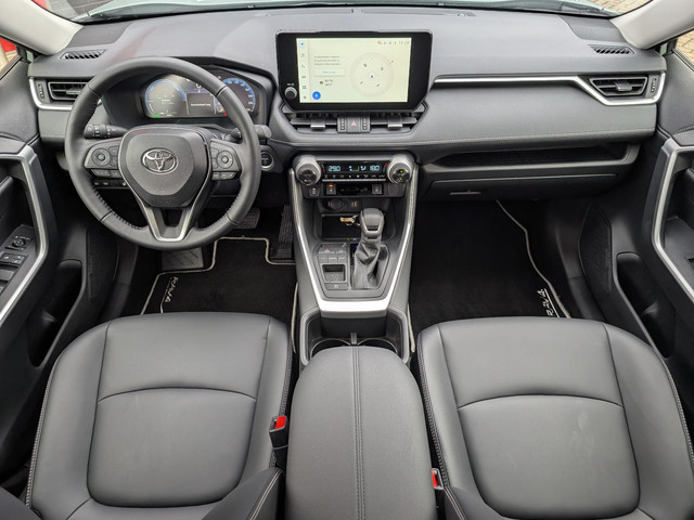 Toyota RAV4 2.5 Hybrid Style SPECIALE LAK STUUR- STOEL- EN VOORRUITVERWARMING LEER APPLE & ANDROID ELEK. ACHTERKLEP