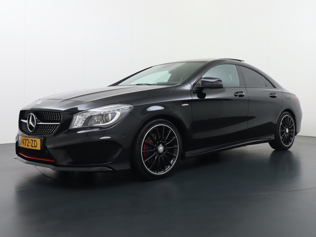 Mercedes-Benz CLA 250 AMG AUT-7 211pk Night-Pack Sport Leer Pano-dak Navi Pro Airco Thermatik Camera Cruise Control Ambition Amg Exklusiv-Pack Sto