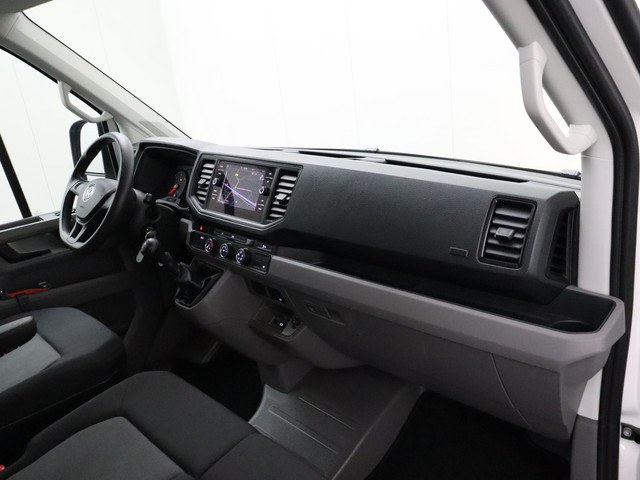 Volkswagen Crafter 2.0TDI 140PK Bakwagen+Laadklep | 4,45 Laadlengte | Navigatie | Airco | Cruise | 3-Persoons | Dakspoiler | Zijdeur