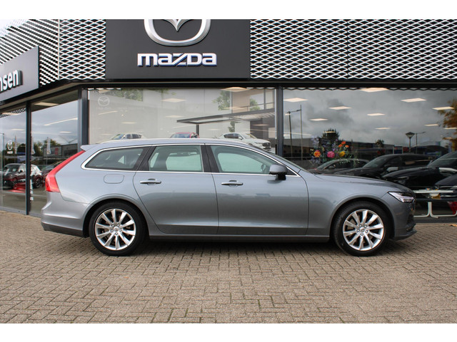 Volvo V90 2.0 T4 Momentum , Automaat, Leder, Trekhaak, Dakrails, Navi, Stoel Stuurverwarming, Camera, Adap.Cruise, Apple Carplay & Android