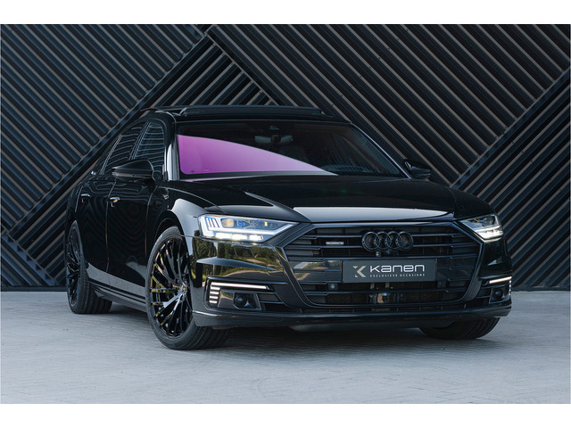 Audi A8 60 TFSI e quattro S-Line S-stoelen Pano B&O 360 Head Up Keyless Softclose Matrix Massage ACC