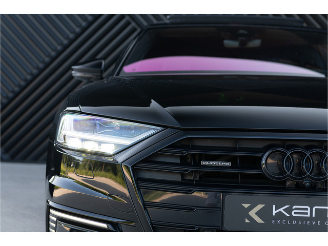 Audi A8 60 TFSI e quattro S-Line S-stoelen Pano B&O 360 Head Up Keyless Softclose Matrix Massage ACC