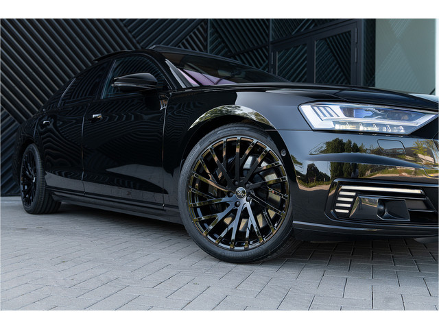 Audi A8 60 TFSI e quattro S-Line S-stoelen Pano B&O 360 Head Up Keyless Softclose Matrix Massage ACC