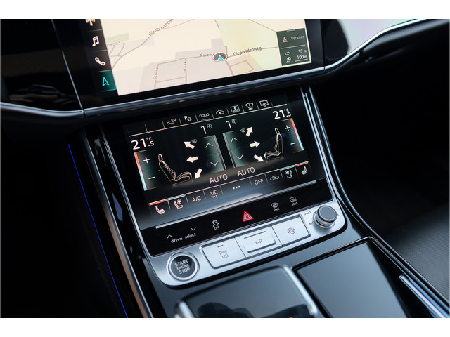 Audi A8 60 TFSI e quattro S-Line S-stoelen Pano B&O 360 Head Up Keyless Softclose Matrix Massage ACC