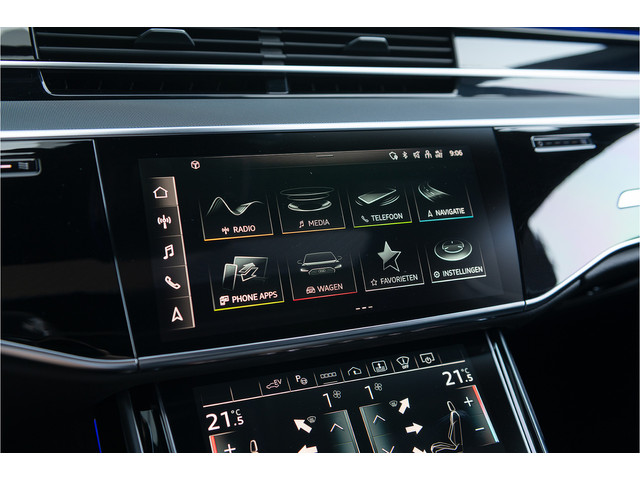 Audi A8 60 TFSI e quattro S-Line S-stoelen Pano B&O 360 Head Up Keyless Softclose Matrix Massage ACC