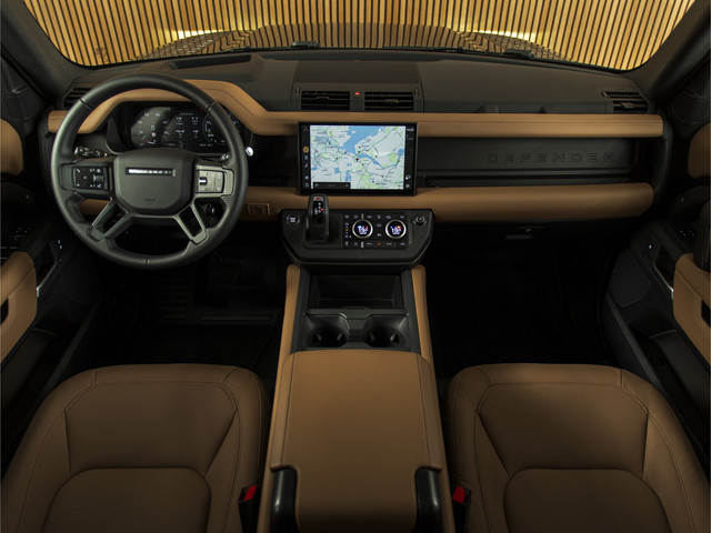 Land Rover Defender 110 2.0 P300e 110 X-Dynamic HSE BRUIN LEDER-22-HUD-PANO-MERIDIAN