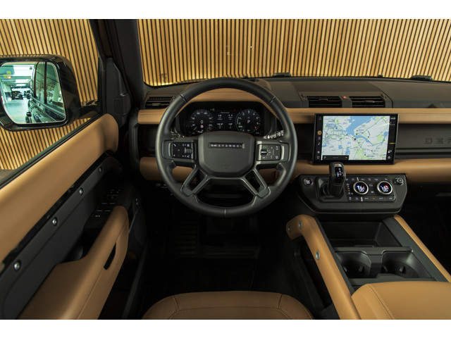 Land Rover Defender 110 2.0 P300e 110 X-Dynamic HSE BRUIN LEDER-22-HUD-PANO-MERIDIAN