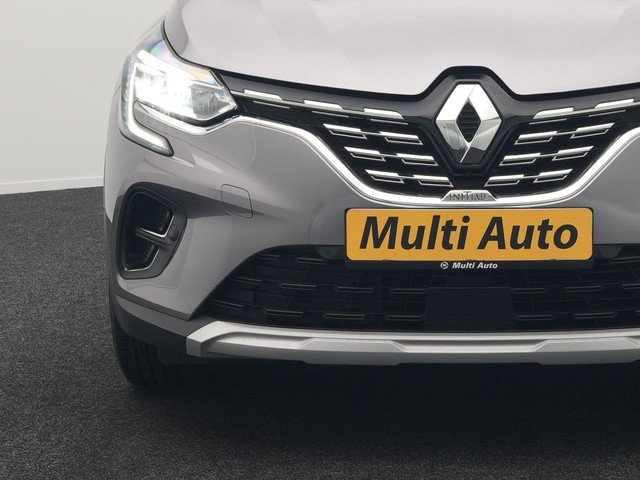 Renault Captur 1.6 E-Tech Initiale Paris Plug In Hybrid 160pk Dealer O.H PHEV | Adaptive Cruise | 360 Camera | Lederen Sportstoelen Verwarmd |