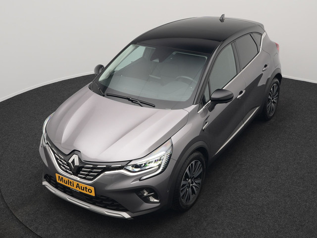 Renault Captur 1.6 E-Tech Initiale Paris Plug In Hybrid 160pk Dealer O.H PHEV | Adaptive Cruise | 360 Camera | Lederen Sportstoelen Verwarmd |
