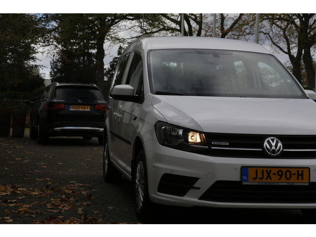 Volkswagen Caddy 1.4 TGI Trendline 5Persoons Automaat*Perfect VW Onderh.*2x zijschuifdeur Stoelverw. Cruise-Control Climate-Control Parkeersens.V