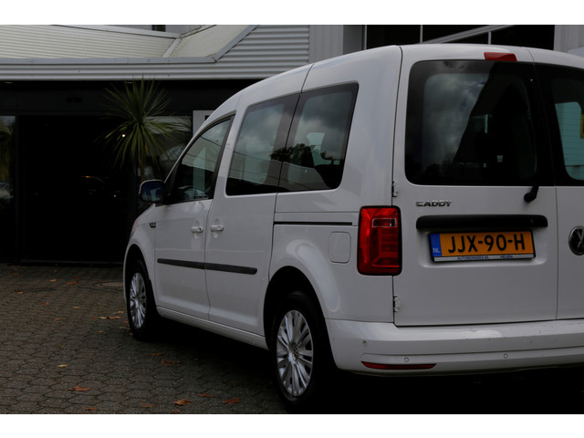 Volkswagen Caddy 1.4 TGI Trendline 5Persoons Automaat*Perfect VW Onderh.*2x zijschuifdeur Stoelverw. Cruise-Control Climate-Control Parkeersens.V