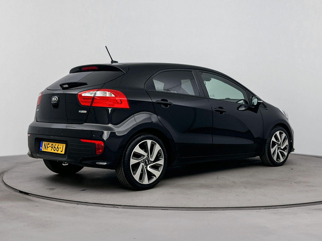 Kia Rio 1.2 CVVT EXECUTIVELINE | NAVI | CLIMA | CRUISE | CAMERA | PDC | PRIVACY GLASS | LM VELGEN | STUUR- & STOELVERWARMING |
