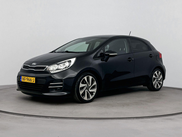 Kia Rio 1.2 CVVT EXECUTIVELINE | NAVI | CLIMA | CRUISE | CAMERA | PDC | PRIVACY GLASS | LM VELGEN | STUUR- & STOELVERWARMING |