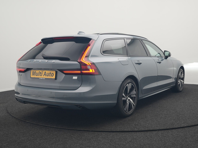 Volvo V90 T6 AWD R-Design Plug In Hybrid 340pk Dealer O.H PHEV | Trekhaak Af Fabriek | Panodak | Adaptive Cruise | Head Up | Harman & Kard