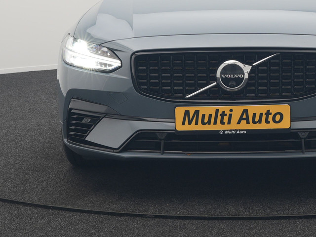 Volvo V90 T6 AWD R-Design Plug In Hybrid 340pk Dealer O.H PHEV | Trekhaak Af Fabriek | Panodak | Adaptive Cruise | Head Up | Harman & Kard