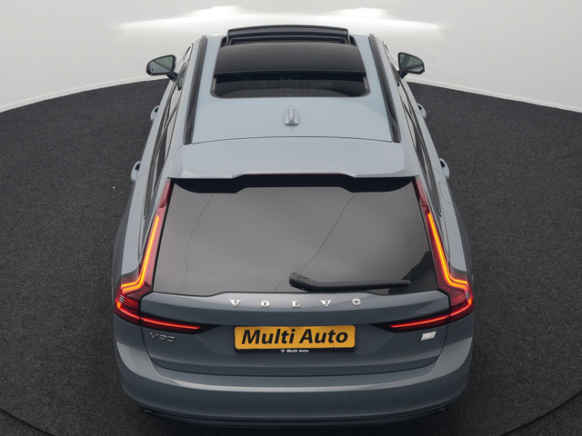 Volvo V90 T6 AWD R-Design Plug In Hybrid 340pk Dealer O.H PHEV | Trekhaak Af Fabriek | Panodak | Adaptive Cruise | Head Up | Harman & Kard