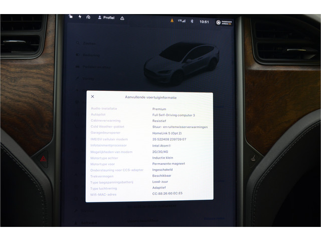 Tesla Model X Long Range 6p. Raven, Adaptive Luchtvering, AutoPilot3.0+FSD (twv 7.500,-)