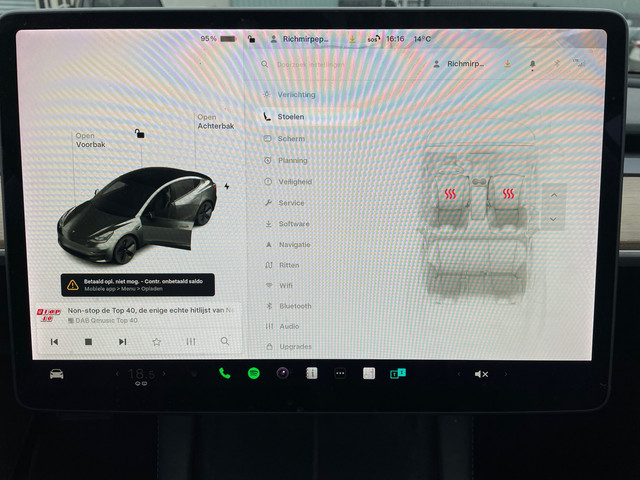 Tesla Model 3 Standard RWD Plus 60 kWh 92%SOH1E EIG ORG NL |AUTOPILOT|ELEK.STOELEN|LEER|PANO|CAMERA|STOELVRM|LED|NAVI|APPLECARPLAY