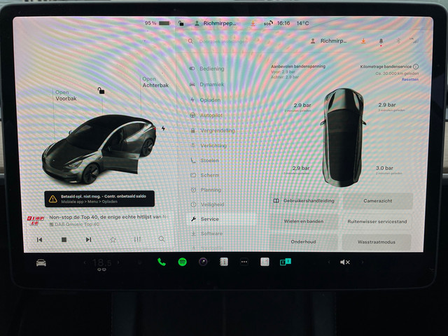 Tesla Model 3 Standard RWD Plus 60 kWh 92%SOH1E EIG ORG NL |AUTOPILOT|ELEK.STOELEN|LEER|PANO|CAMERA|STOELVRM|LED|NAVI|APPLECARPLAY