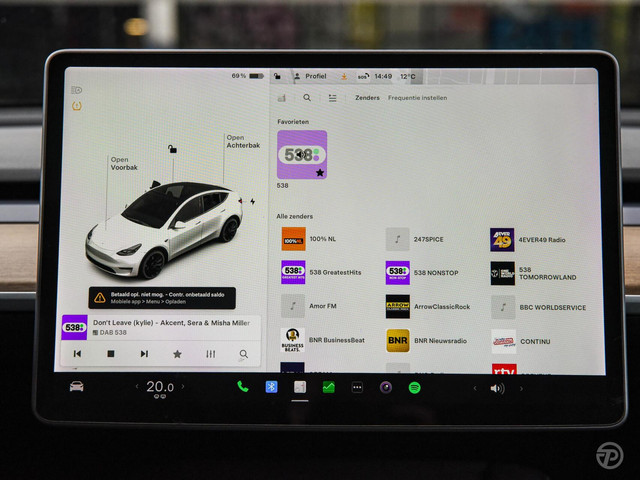 Tesla Model Y Long Range Dual Motor AWD 75 kWh Panoramadak 21 Zwart Leder Autopilot incl. BTW